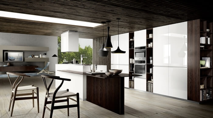 cucina moderna con isola mood by composit